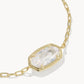 Kendra Scott Elaina Luxe Chain Bracelet -Gold White CZ