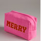 Shiraleah Mara “Merry" Zip Pouch-Pink
