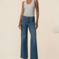 Kut from the Kloth "Jean" High Rise Wide Leg Jeans - Incandescent Wash