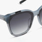DIFF Eyewear “Gia” Retro Blue Tortoise + Grey Gradient Sunglasses