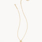 Kendra Scott Leanne Short Pendant Necklace - Gold Natural MOP