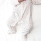 Bei Bei Princess Sleeve Snap Romper-Pink Toile