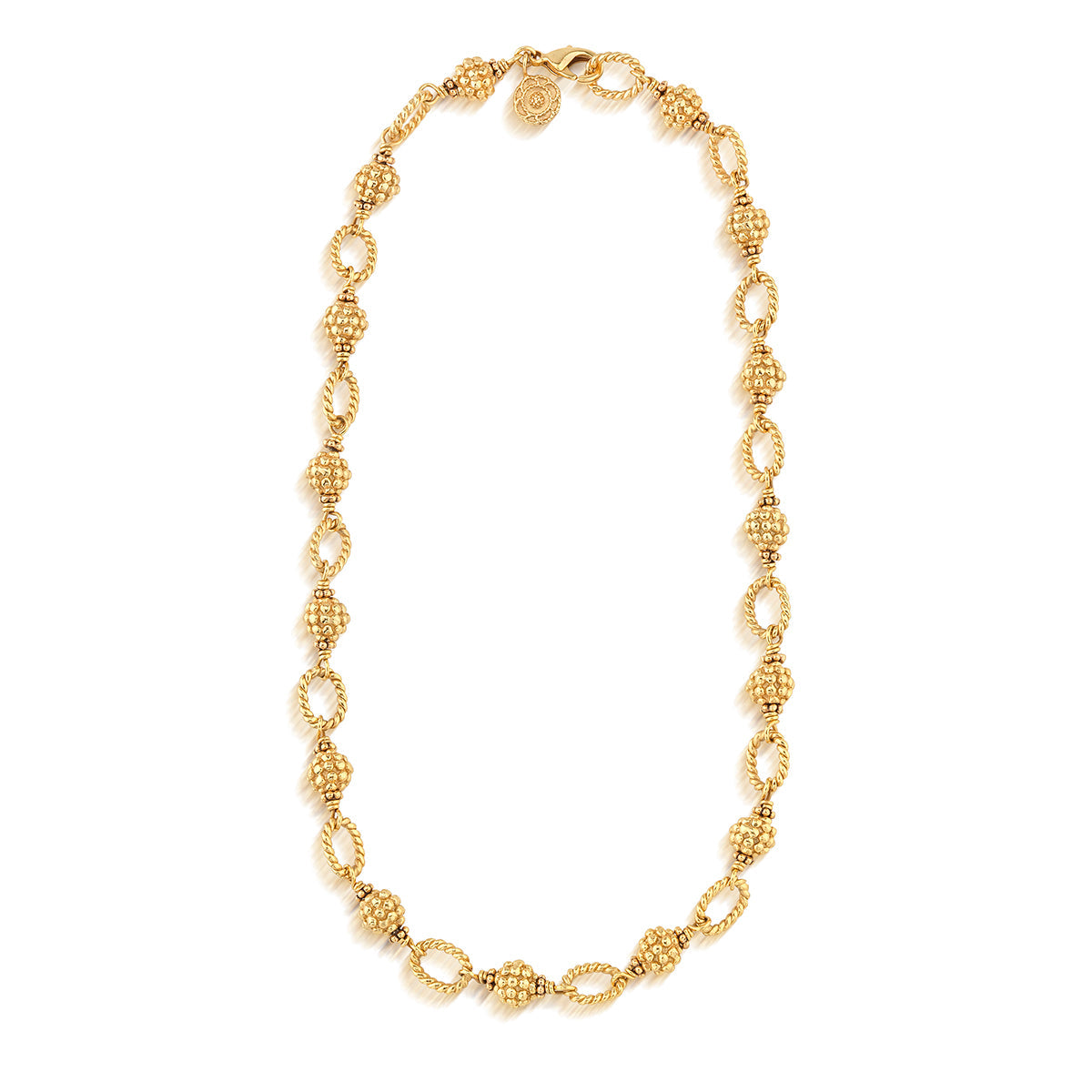 Capucine de Wulf “Berry & Bead” Chain Necklace 18"-Gold