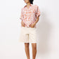 FRNCH “Aphelie” Woven Shirt-Ivory/Brick