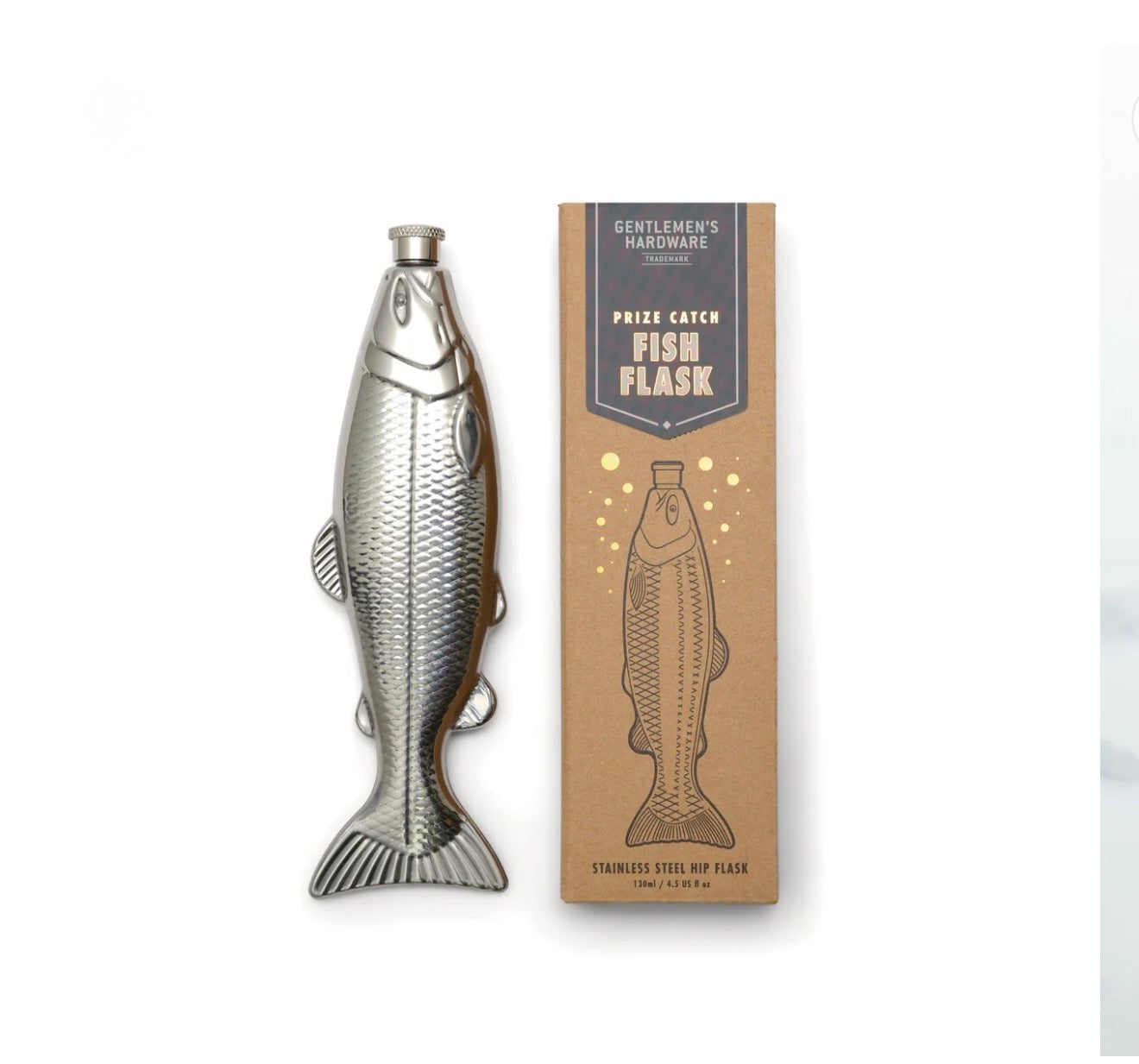 Gentlemen's Hardware Fish Hip Flask