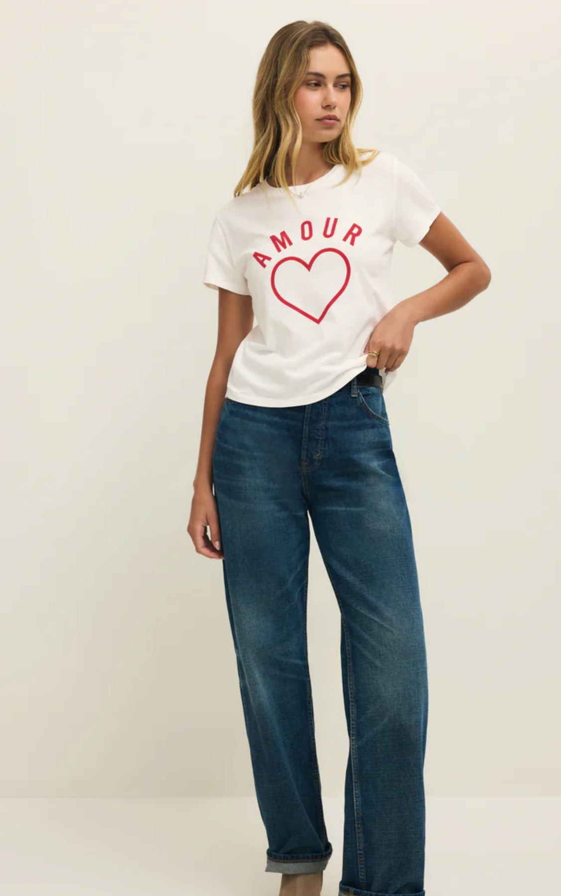 Z Supply Amour Tourist Tee-Sea Salt