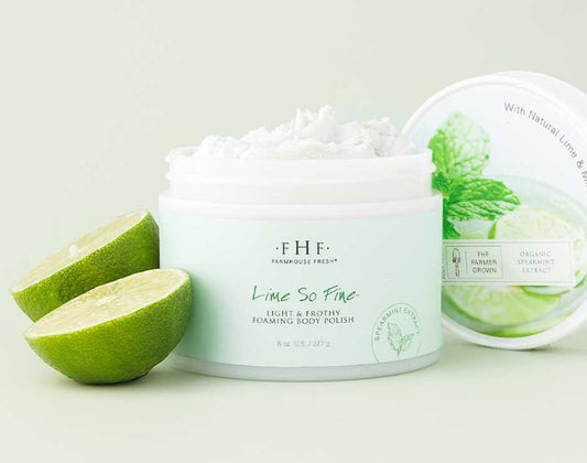 Farmhouse Fresh Lime So Fine® Foaming Body Scrub