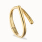 Uno de 50 "Raices" Hinged Bangle-Gold