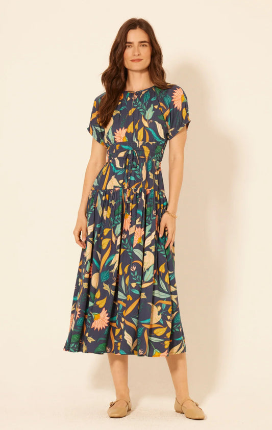 Bila 77 "Hidden Oaks" Dress-Navy Meadowbrook