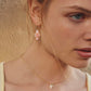 Kendra Scott Mini Elisa Dira Necklace-Gold/Light Pink Lab Opal