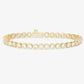 Melinda Maria “Baroness” Tennis Bracelet-Gold/White