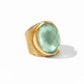 Julie Vos "Verona” Statement Ring-Iridescent Aquamarine Blue