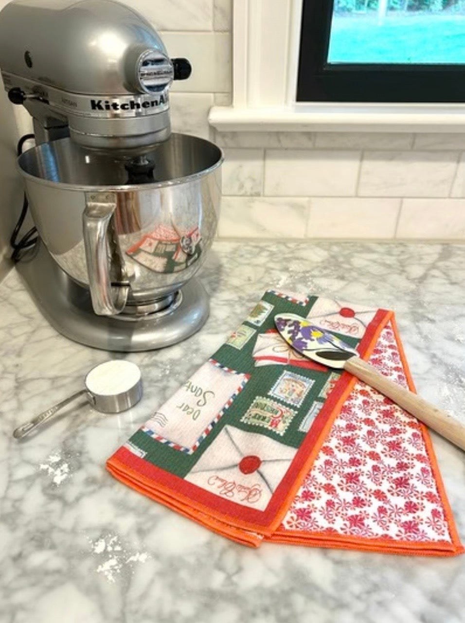 Keva "Special Delivery" Double-Sided Tea Towel