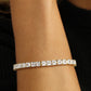 Melinda Maria Queen’s Tennis Bracelet-Gold/White