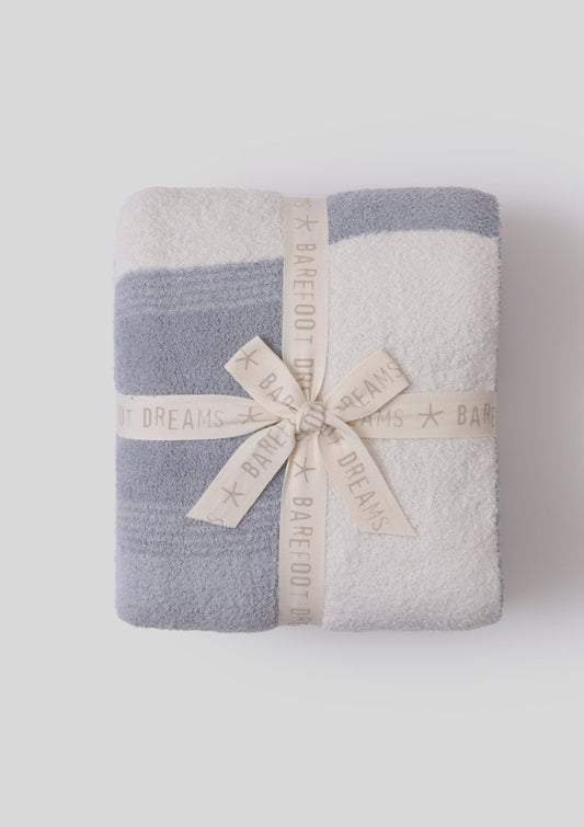 Barefoot Dreams CozyChic® Costa Block Throw - Moonwater Multi