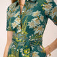 Spartina 449 “Kristen” Midi Dress - Heritage Landscape Evergreen
