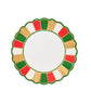 Sophistiplate “Joyful Christmas” Scalloped Salad Plate