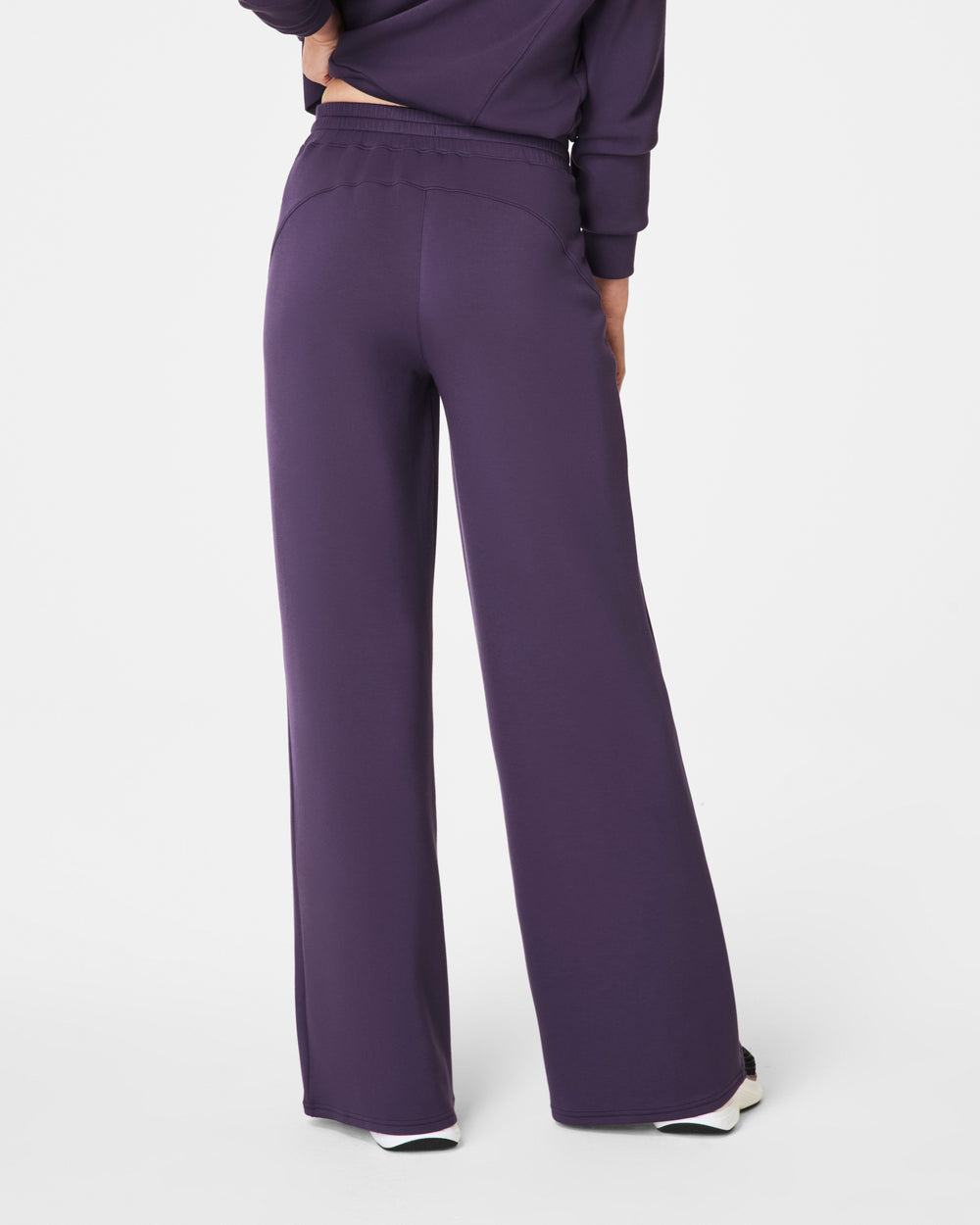 Spanx Air Essentials Wide Leg Pant-Aubergine