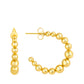 LeMel Beaded Hoop Earrings