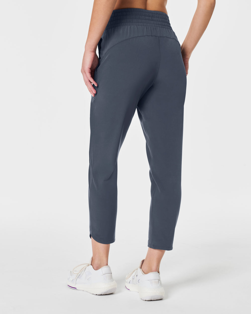 Spanx On the Move Tapered Pant-Dark Storm