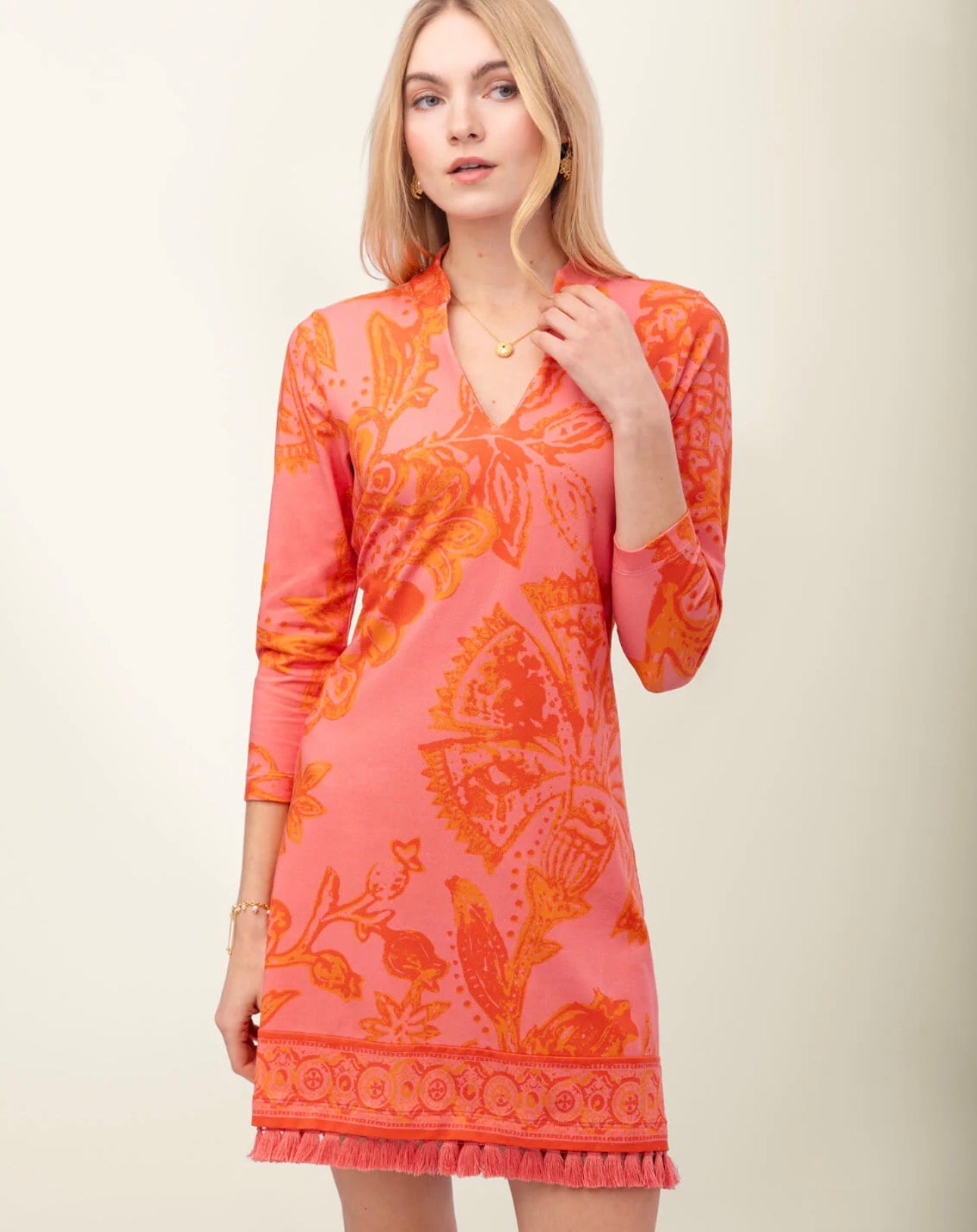 Spartina 449 “Kit” Jersey Dress-
Castillo Jacobean Spice