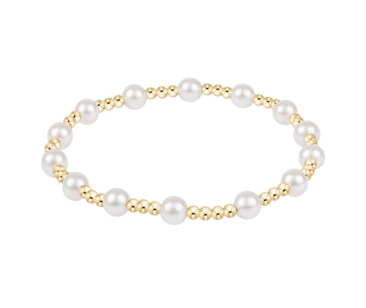 Enewton "Sincerity" Pearl 5mm Bracelet-Gold