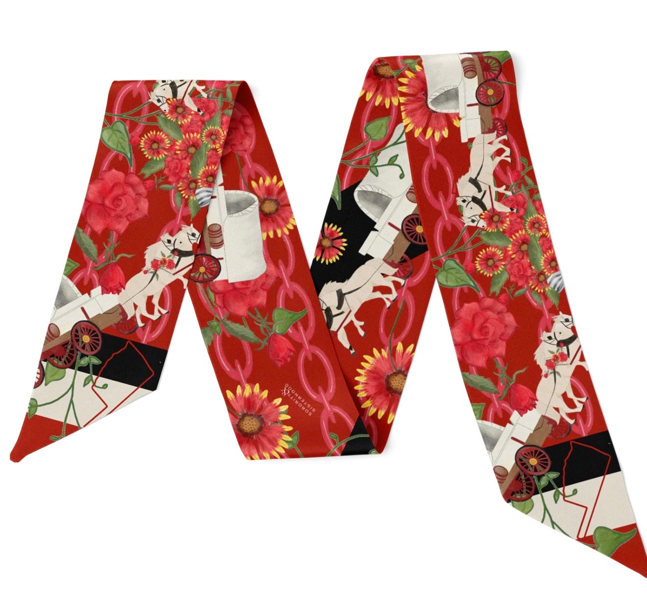 Sorority & Sisterhood "Norman" Heirloom Scarflette™- University of Oklahoma