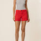 Kut from the Kloth "Jane" High Rise Porkchop Pocket Short-Tomato