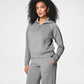 Spanx AirEssentials Half Zip-Medium Grey Heather