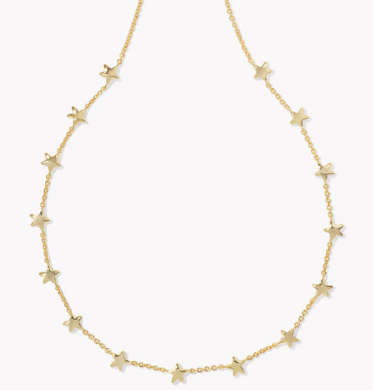 Kendra Scott Sierra Star Strand Necklace -Gold