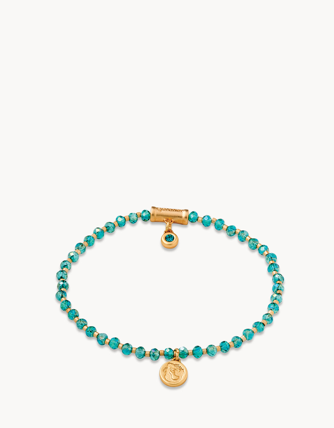 Spartina 449 Twinkle Stretch Bracelet-Aqua/Mermaid