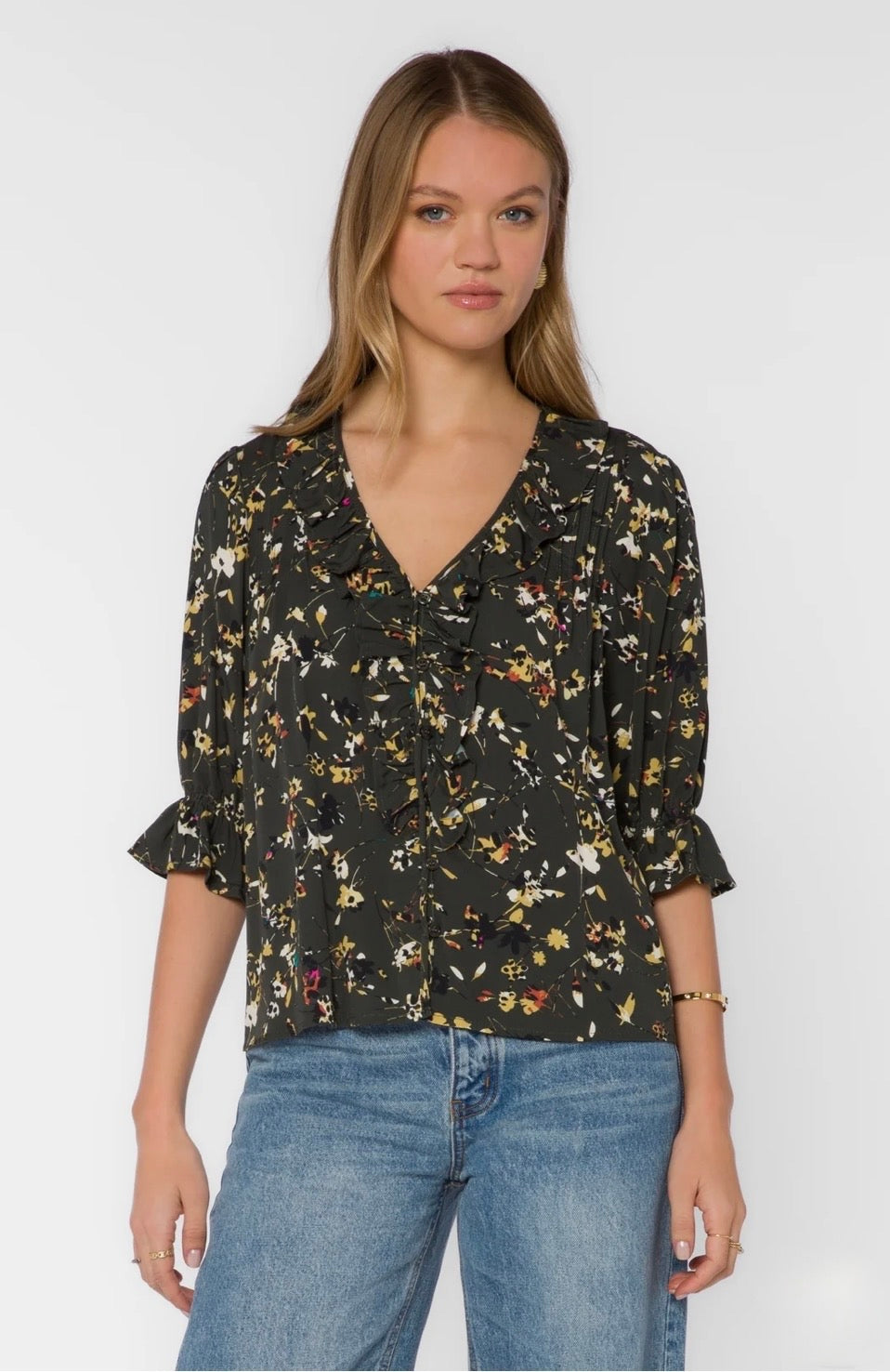 Velvet Heart "Anthea" Top-Floral Camo