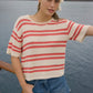 Z Supply Prado Stripe Sweater Tee-Gelato