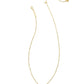 Kendra Scott Framed Tess Satellite Pendant Necklace-Gold Dichroic Glass