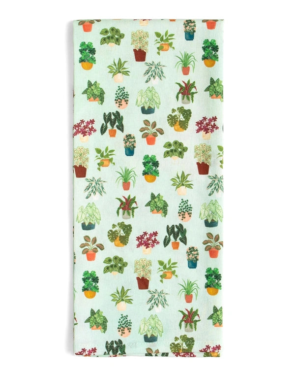 1 Canoe 2 "Houseplants" Tea Towel