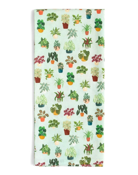 1 Canoe 2 "Houseplants" Tea Towel