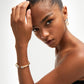 Uno de 50 "Be a Chameleon" Small Bangle-Gold/Moonstone