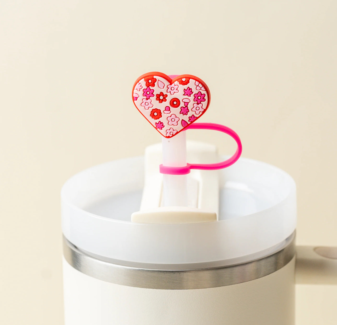 The Darling Effect Straw Topper-Hugs & Kisses