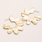 Spartina 449 Kai Flower Hoop Earrings -Gold
