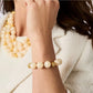 Julie Vos “Ravello” Bracelet-Gold/Ivory