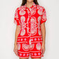 Meet Me in Santorini "Festival Medallion" Set-Bright Coral