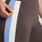Spanx AirEssentials® Colorblock Track Pants - Dark Cacao/Powder