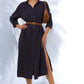 Velvet Heart “Belsey” Midi Dress - Navy