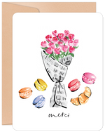 Willow & Ivy Card- "Merci Bouquet"