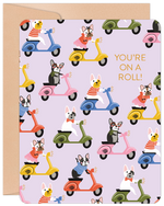 Willow & Ivy Card- "On a Roll"