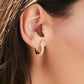 Spartina 449 SP Shine On Pavé Hoop Earring 18mm-Crystal