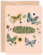 Willow & Ivy Card- "Hello"