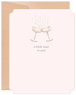 Willow & Ivy Card- "A Little Toast"