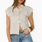 Velvet Heart "Jordan" Sleeveless Boxy Top-Rye