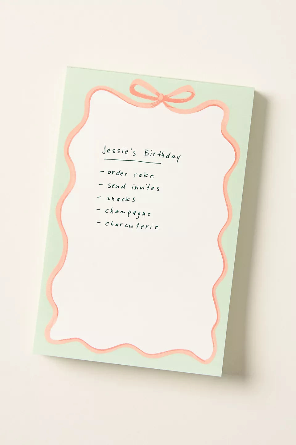 Rifle Paper Co. “Ribbon” Blank Notepad
